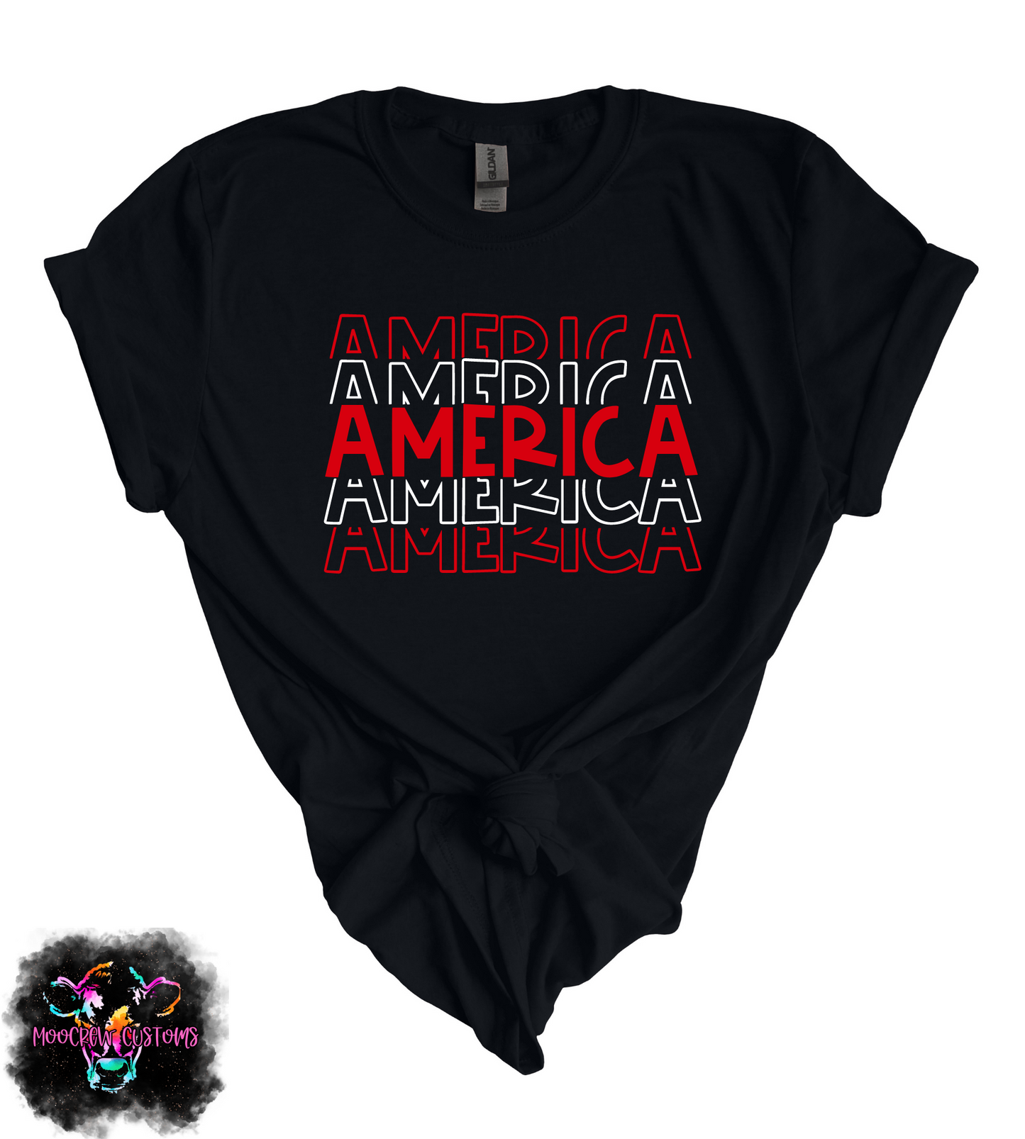American Stacked Tshirt