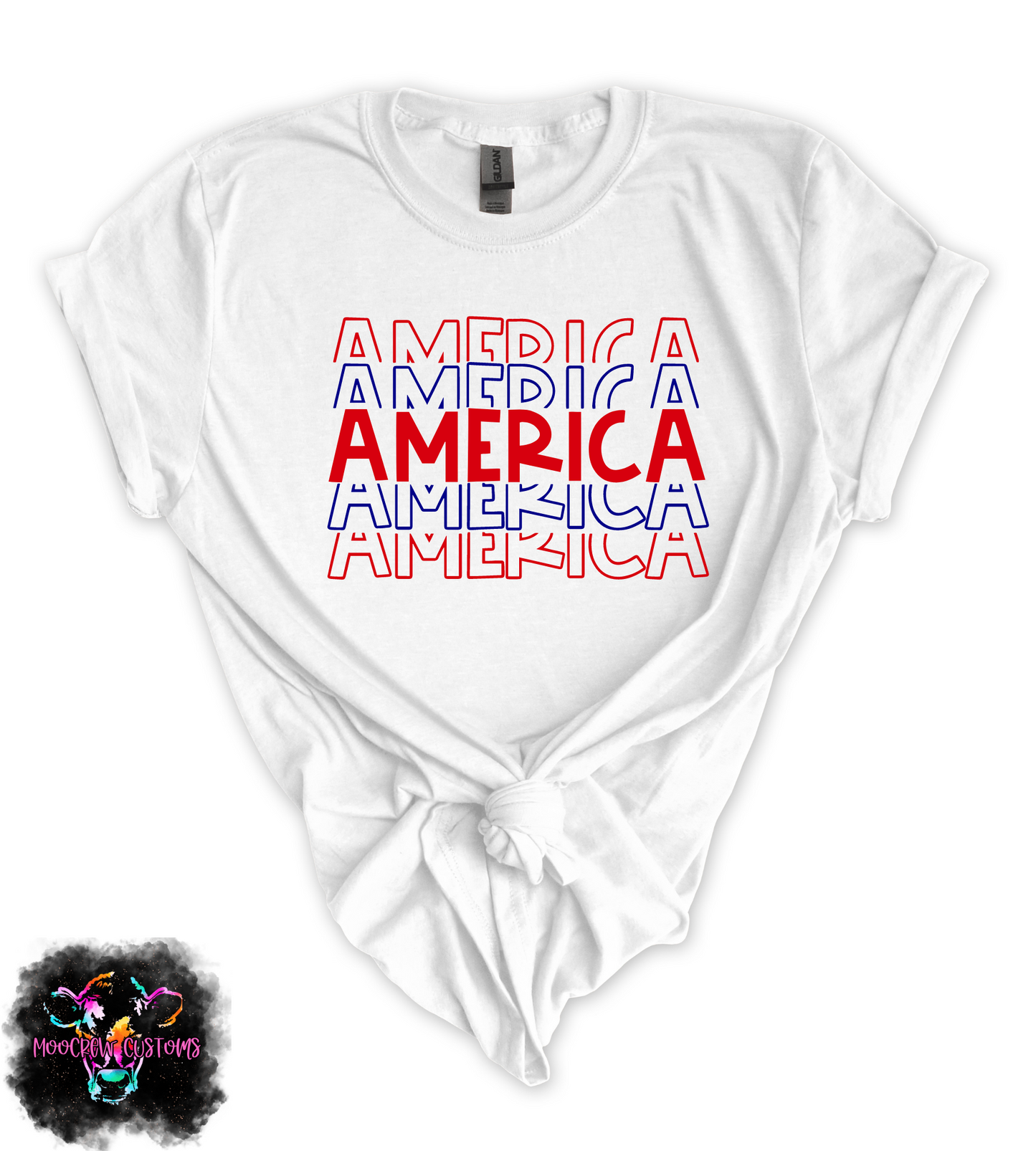 American Stacked Tshirt
