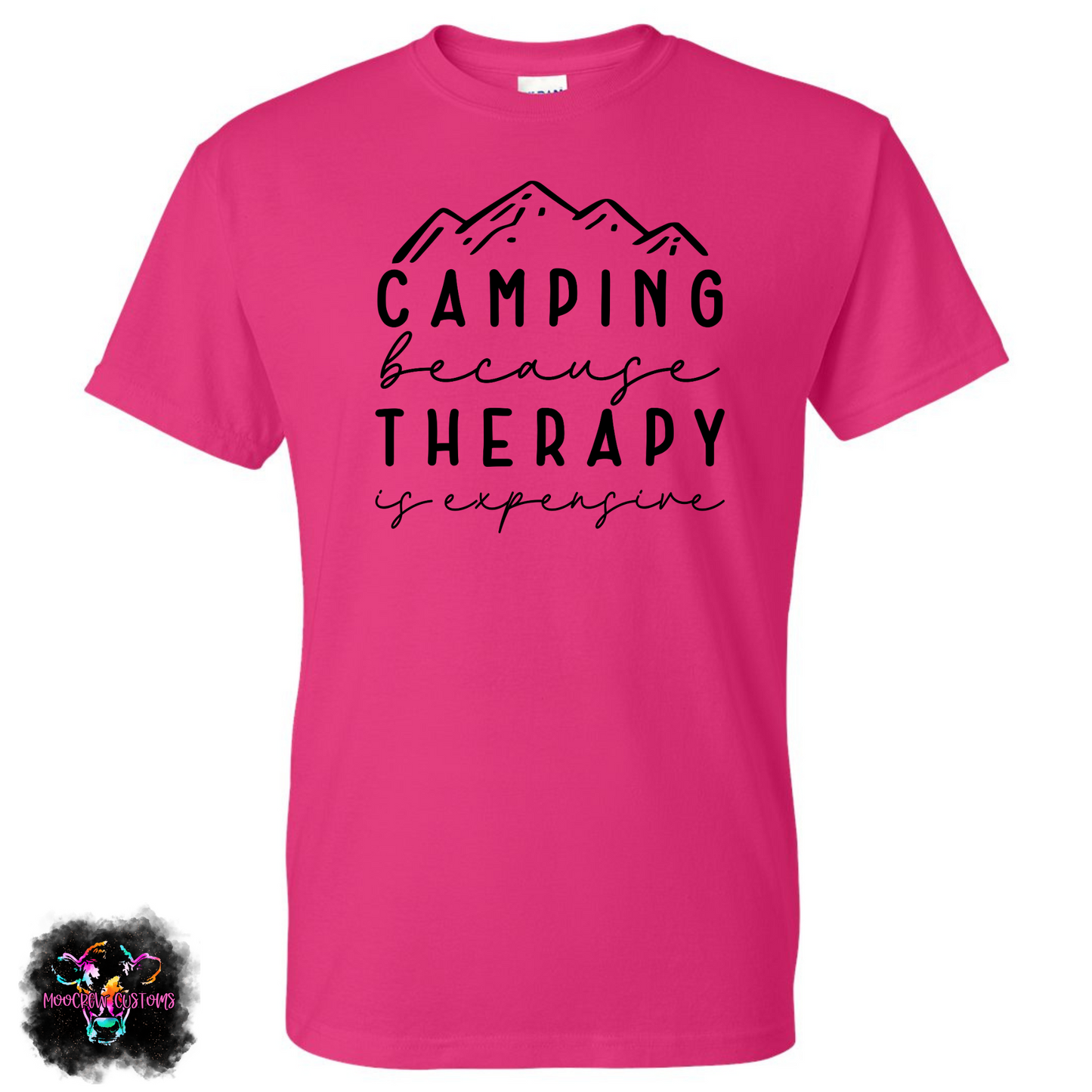 Camping Because Therapy Is Expensive Shirt
