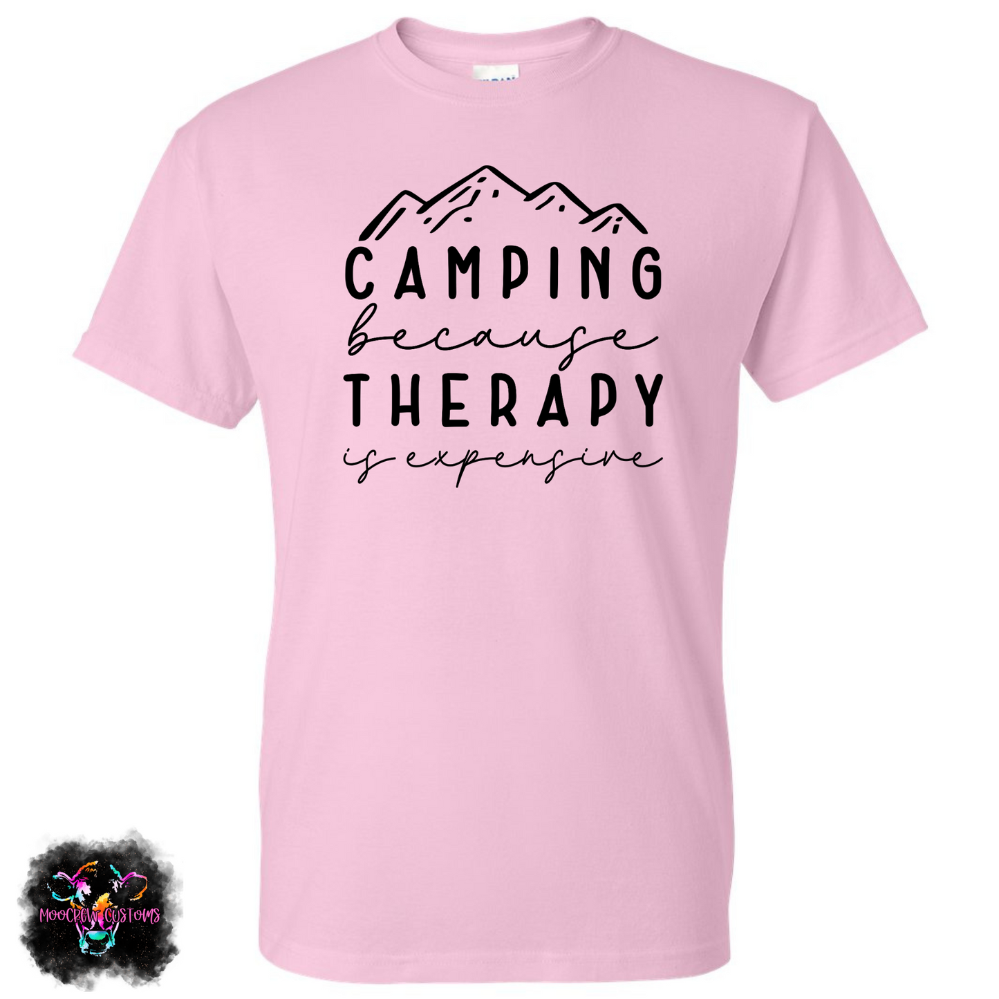 Camping Because Therapy Is Expensive Shirt