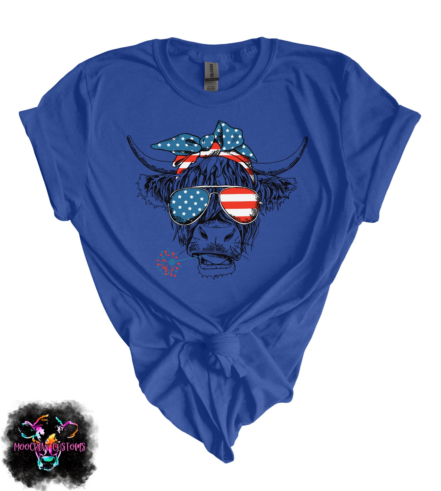Americana Cow Tshirt