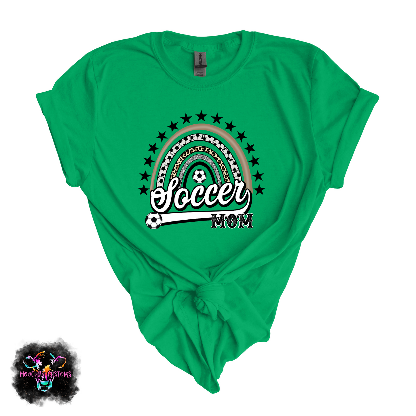 Soccer Mom Rainbow Tshirt