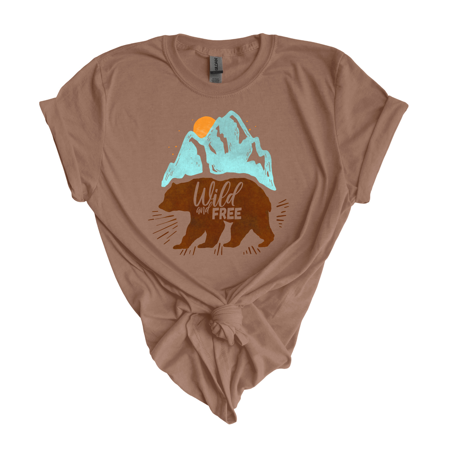 Wild And Free Bear Tshirt