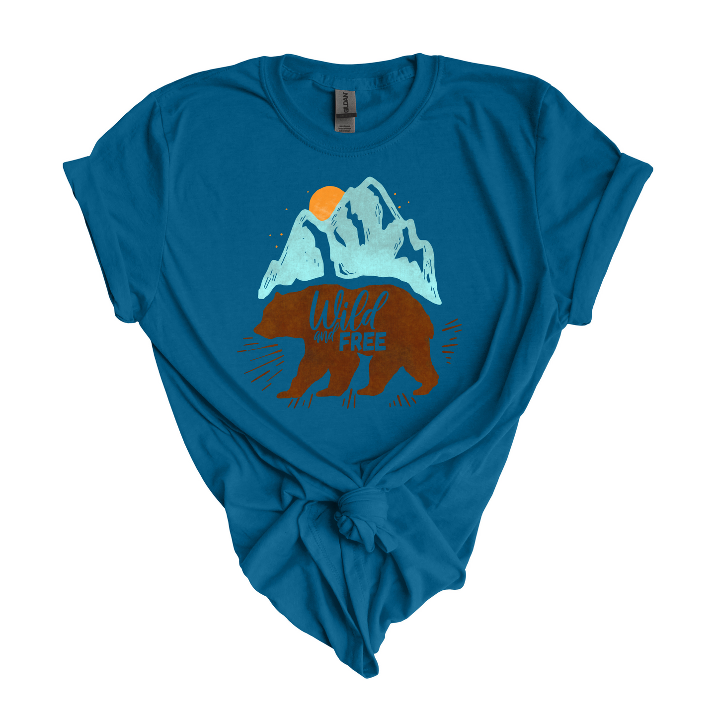 Wild And Free Bear Tshirt