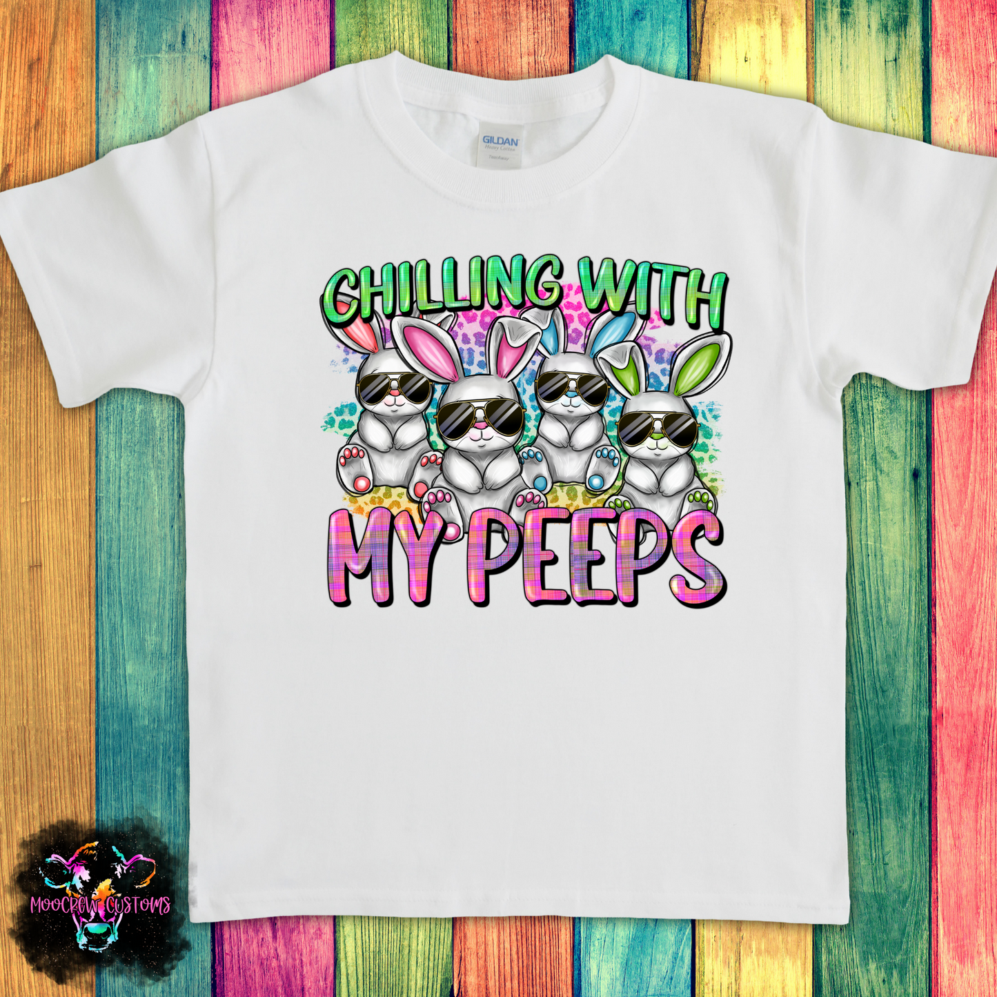 Chillin With My Peeps Kids Tshirt