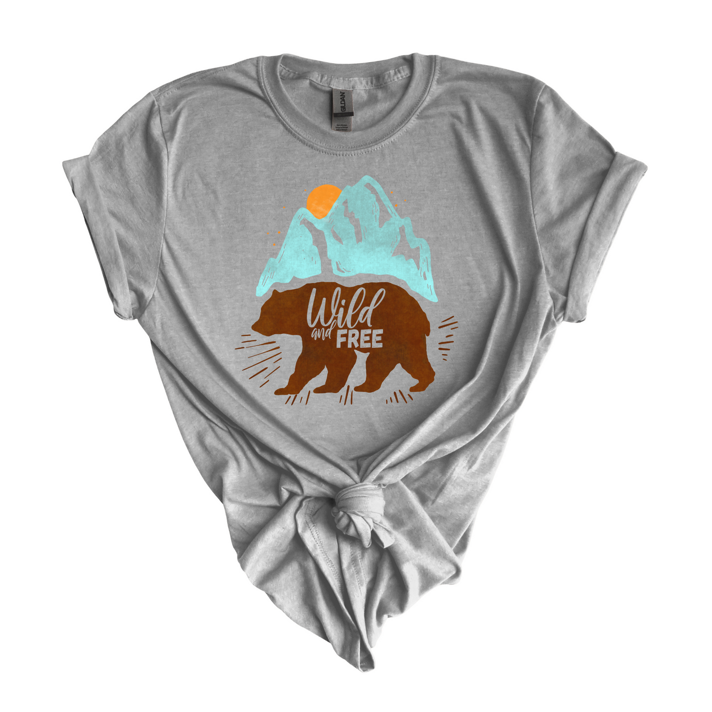 Wild And Free Bear Tshirt