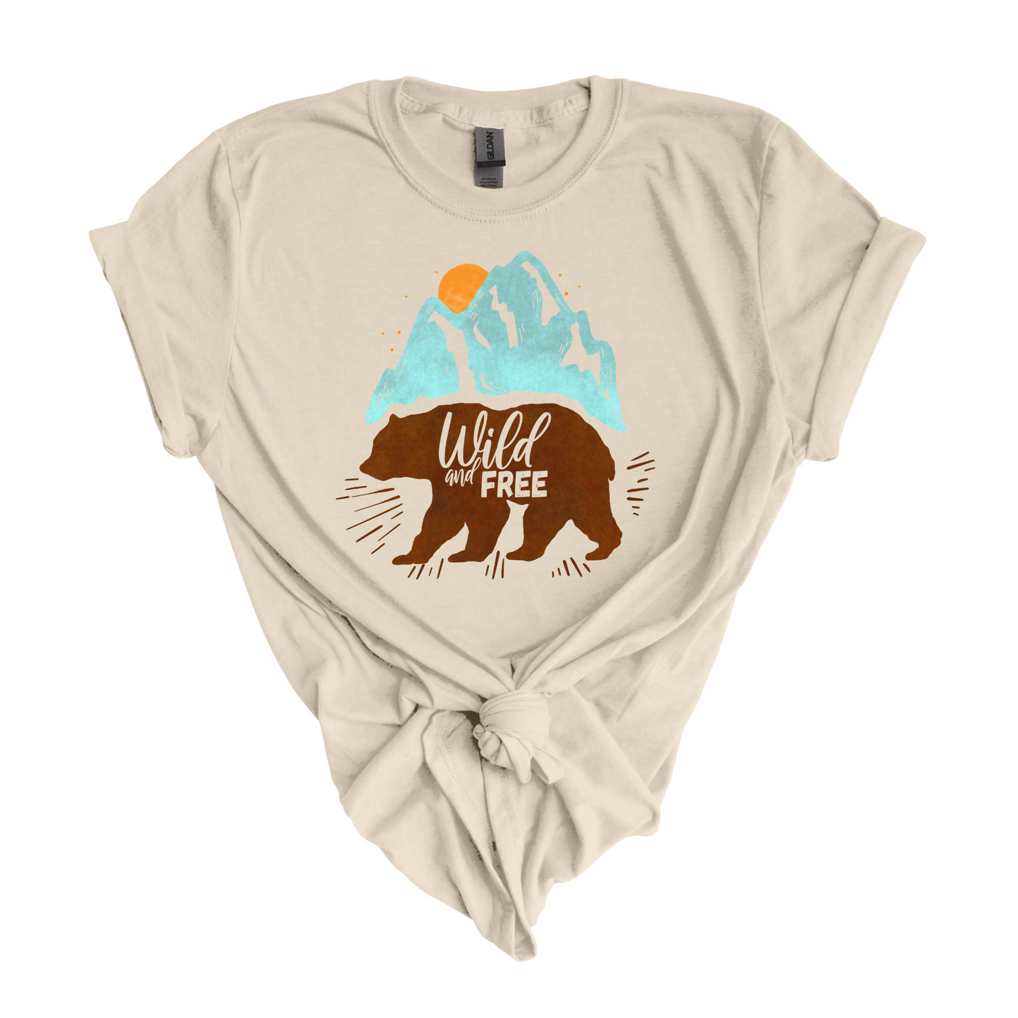 Wild And Free Bear Tshirt