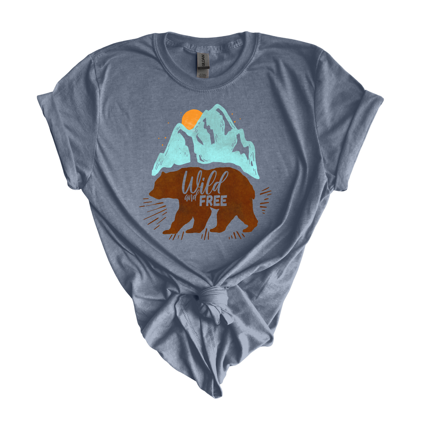 Wild And Free Bear Tshirt