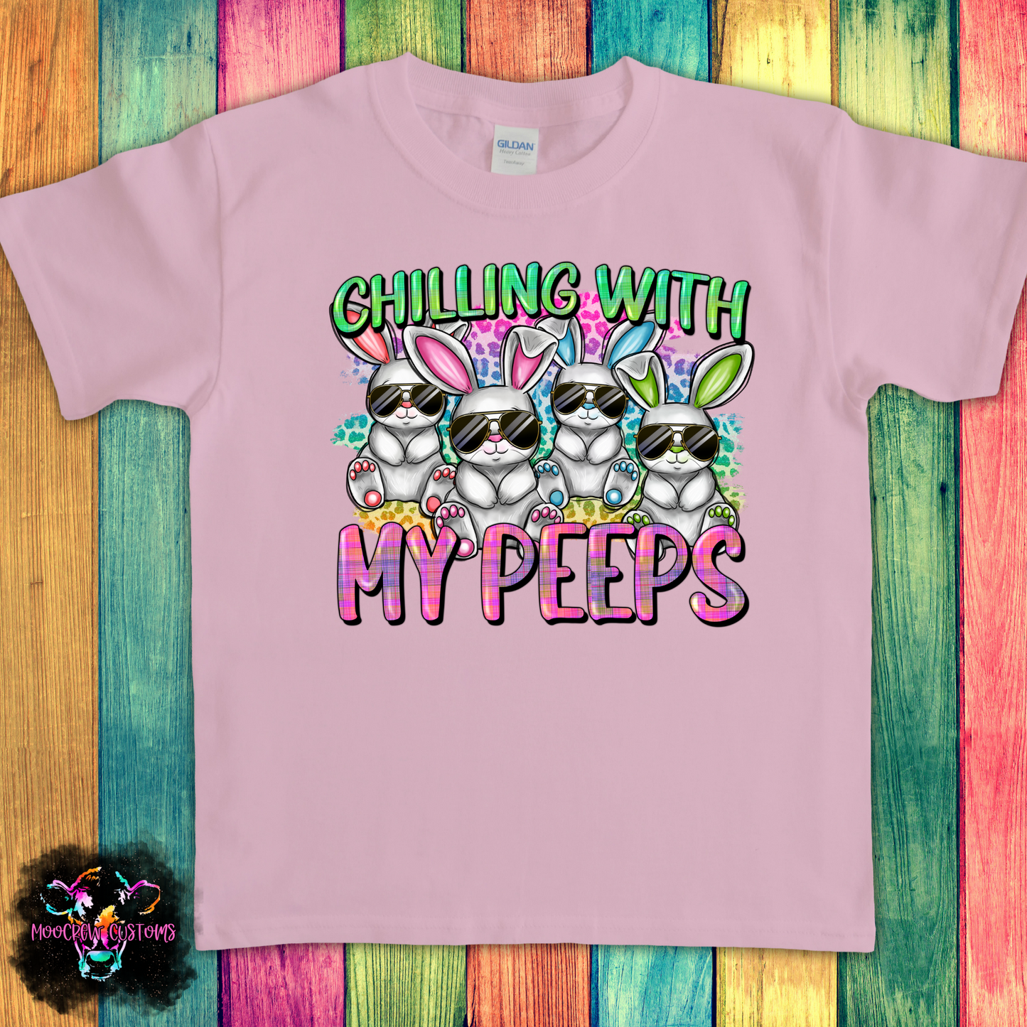 Chillin With My Peeps Kids Tshirt
