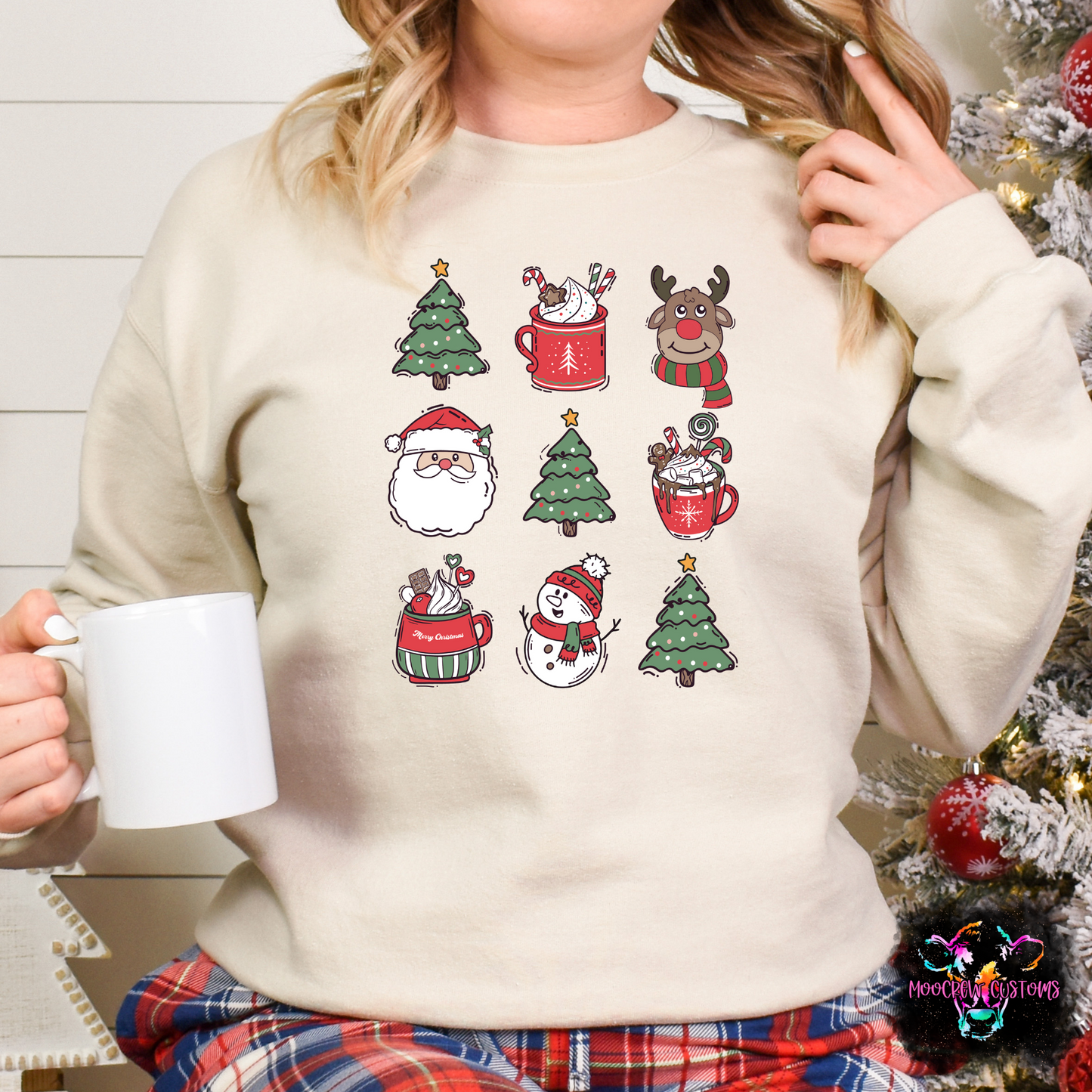 Christmas Grid Shirt