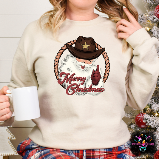 Western Santa Shirt