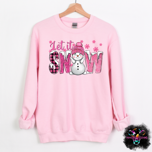 Let It Snow Snowman Shirt