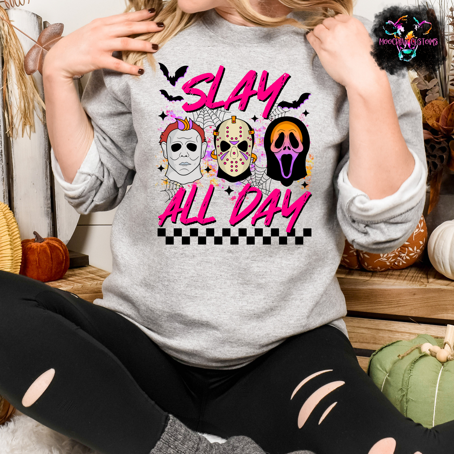 Slay All Day Crewneck