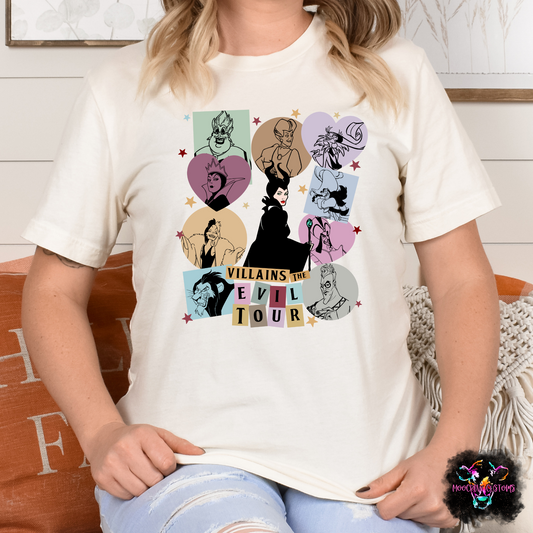 Villians The Evil Tour Tshirt