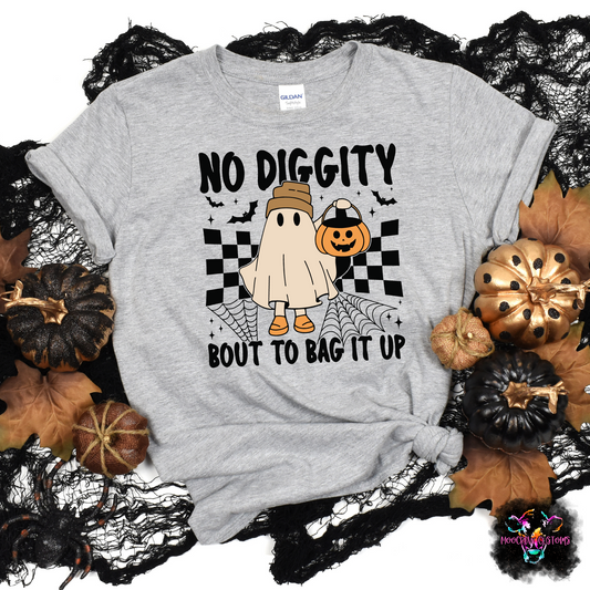 No Diggity Bout To Bag It Up Shirt