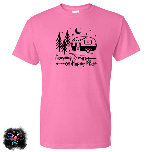 Camping Is My Happy Place Shirt