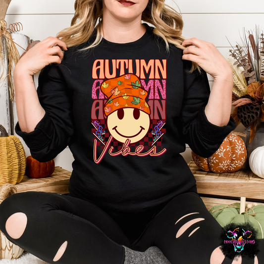 Autumn Vibes Smiley Shirt