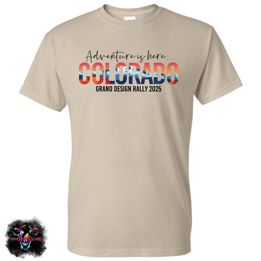 Colorado Grand Design Owners Rally 2025 Tshirt