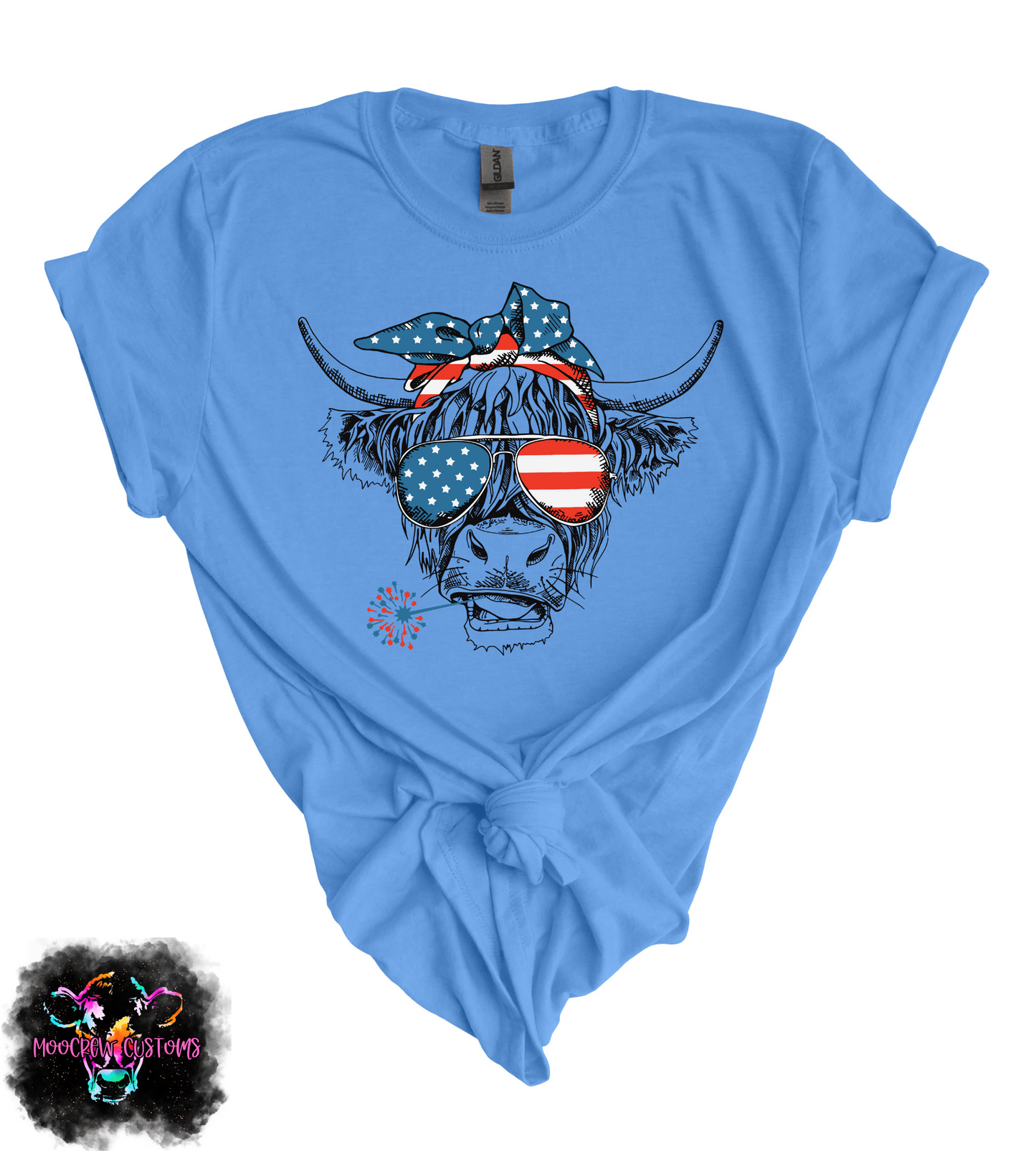 Americana Cow Tshirt