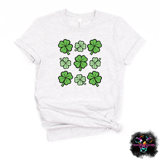 Classic Shamrock Grid Tshirt