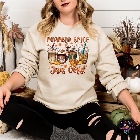 Pumpkin Spice & Jesus Christ Shirt