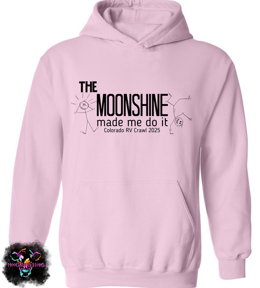 The Moonshine Made Me Do It Rally 2025 Shirt