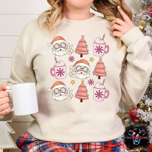 Groovy Santa Grid Shirt