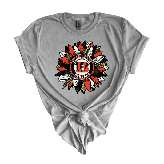 Bengals Sunflower Tshirt