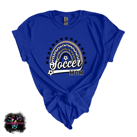 Soccer Mom Rainbow Tshirt