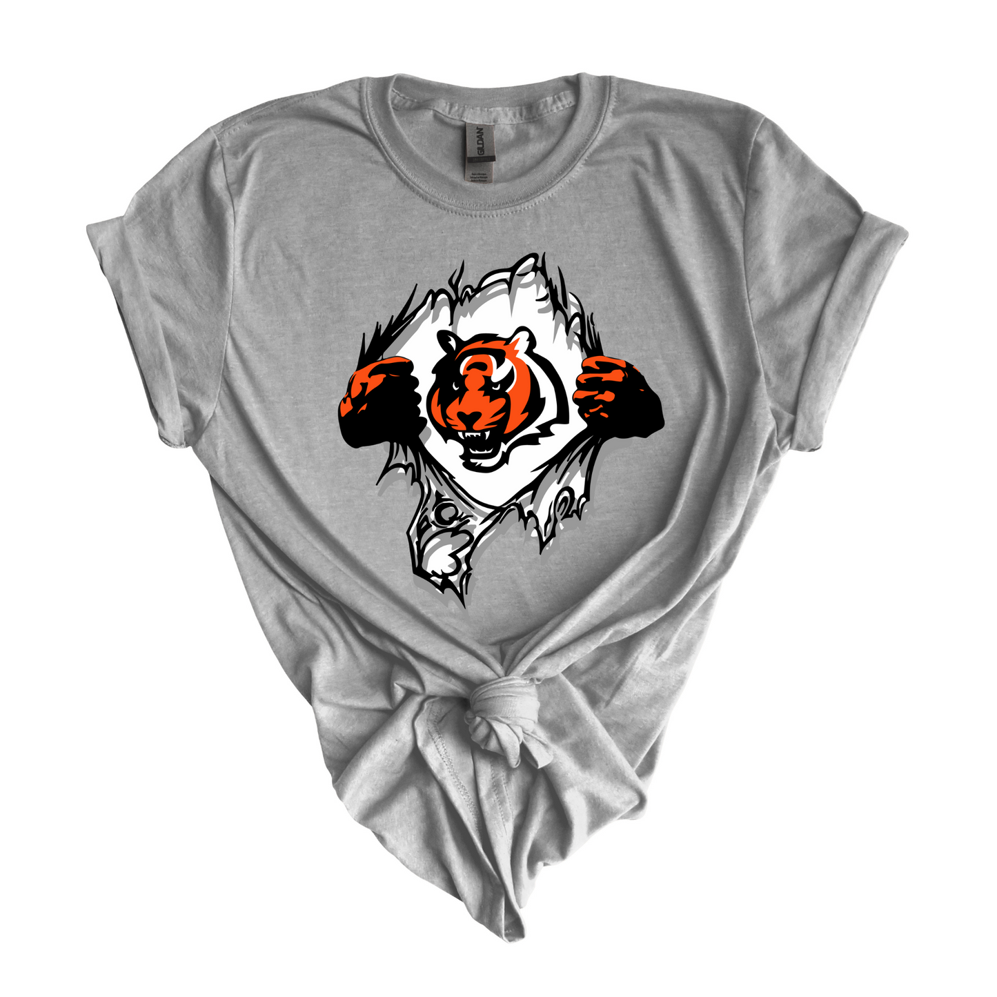 Bengals Chest Ripped Tshirt