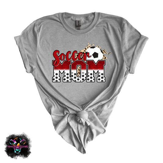 Soccer Mom Red Tshirt