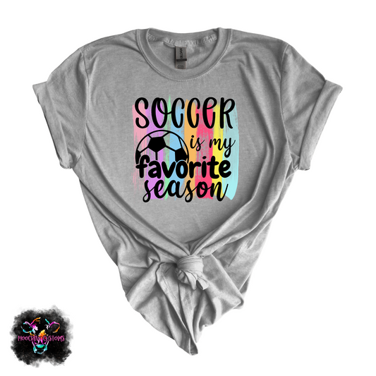 Soccer Is My Favorite Season Tshirt