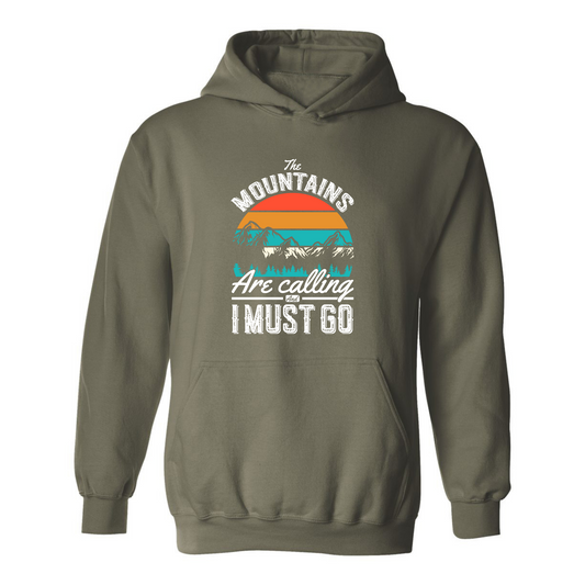 The Mountains Are Calling Colorful Sweatshirt
