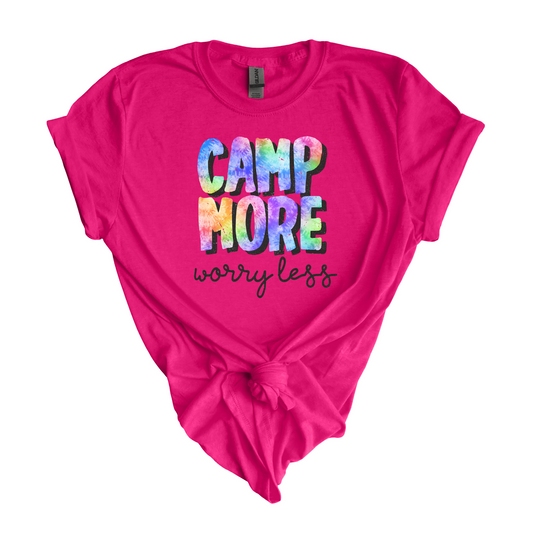 Camp More Worry Less Tshirt