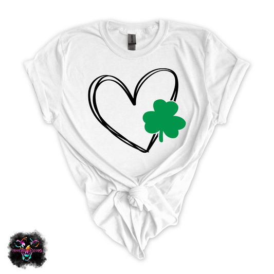 Shamrock Heart Tshirt