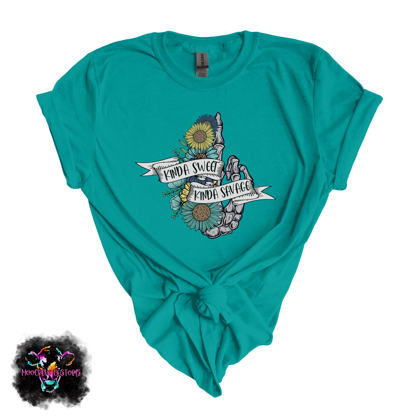 Kinda Sweet Kinda Savage Floral Tshirt